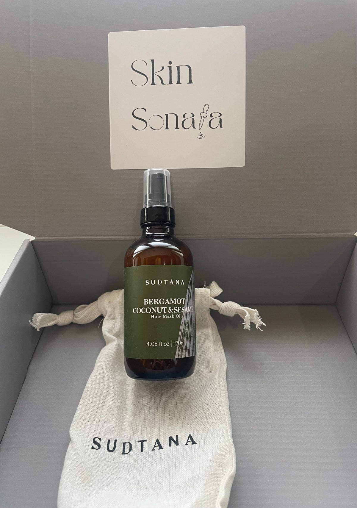 SUDTANA Bergamot, Coconut & Sesame Nourishing Hair Mask Oil 120ml