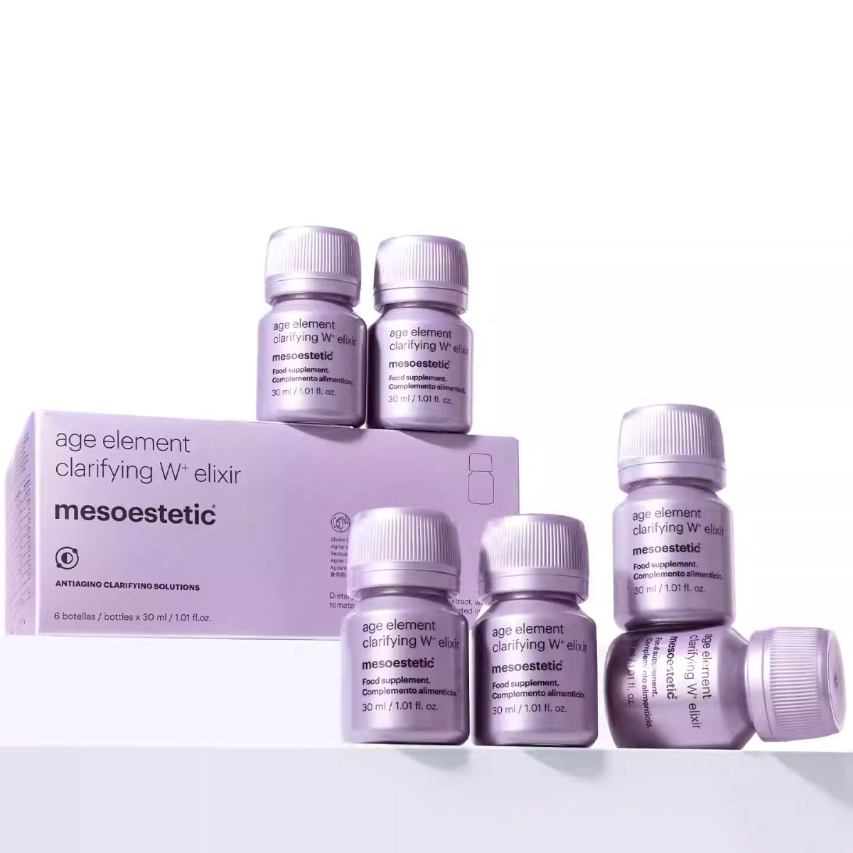 Mesoestetic Ultimate W+ Whitening Elixir Supplement (6 x 30ml)