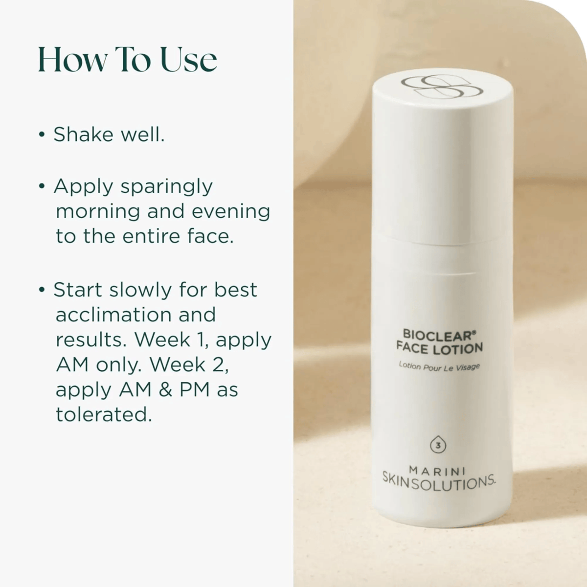 Marini Skin Solutions Bioclear Face Lotion