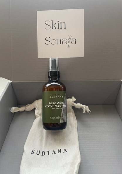 SUDTANA Bergamot, Coconut & Sesame Nourishing Hair Mask Oil 120ml