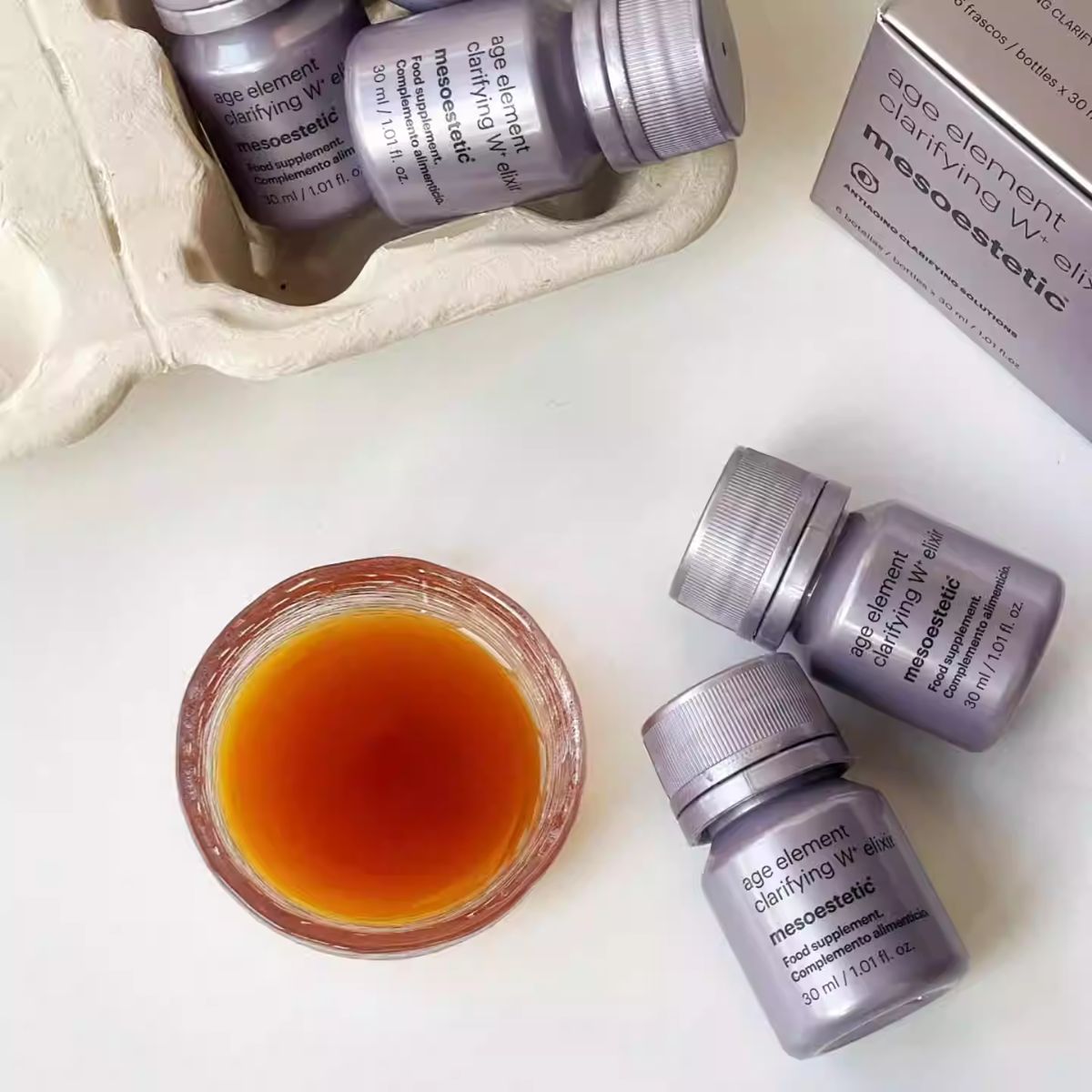 MESOESTETIC Age Element Clarifying W+ Elixir Supplement (6 x 30ml)