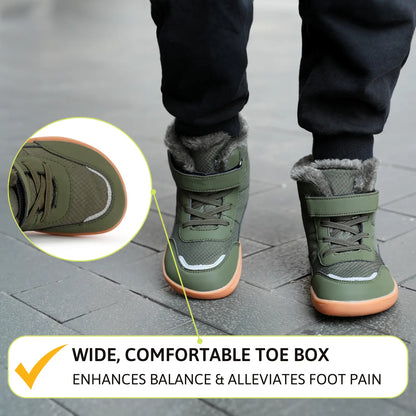 Frostline Kids - Warm & water-repellent kids barefoot shoes (3 - 15 Years)