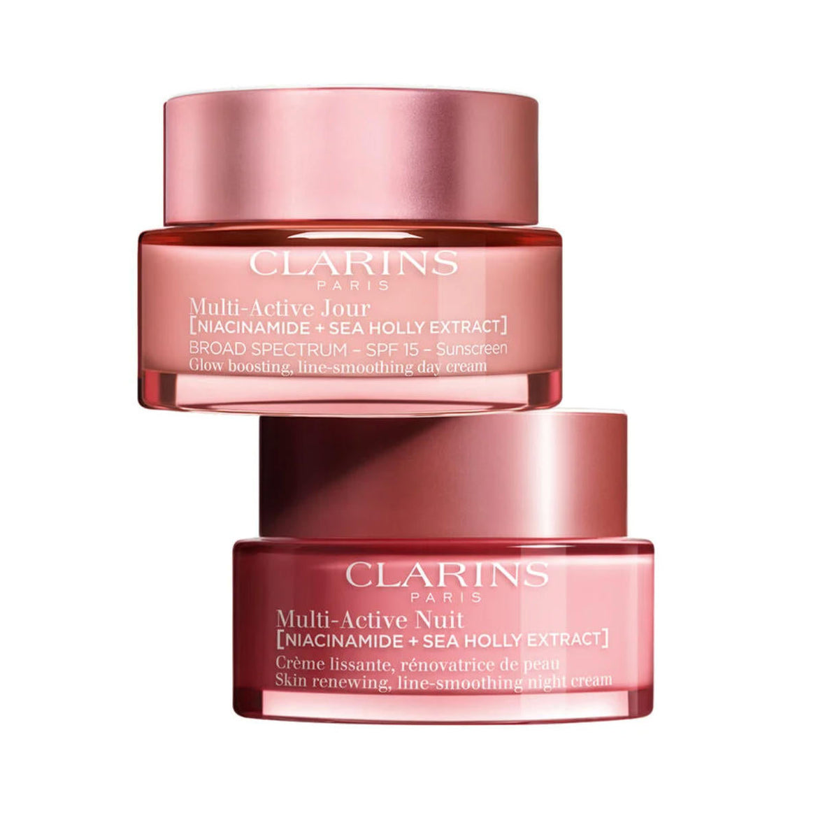 Clarins Multi-Active Partners Set (Day Cream + Night Cream 50ml x 2)