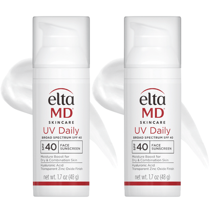 EltaMD UV Daily Untinted Broad-Spectrum SPF 40 DUO
