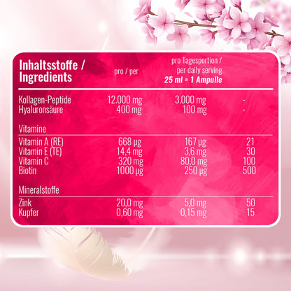 BWG / HEALTH-LINE / Beauty Collagen Drink / Pack with 28 drinking ampoules a 25ml