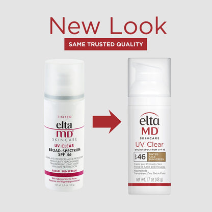 EltaMD UV Clear Tinted SPF 46 Broad-Spectrum DUO