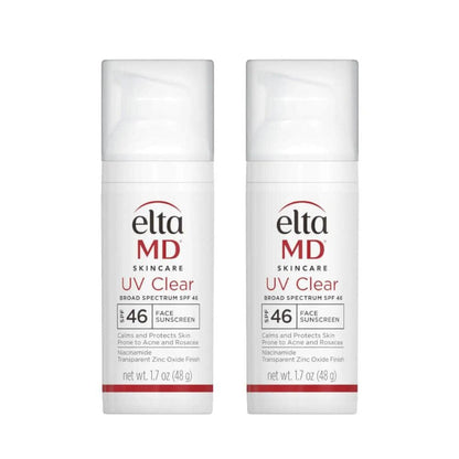 EltaMD UV Clear Untinted SPF 46 Broad-Spectrum Duo