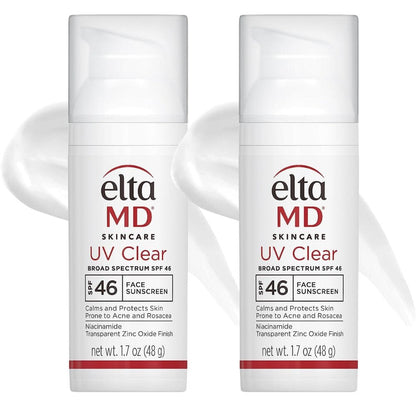 EltaMD UV Clear Untinted SPF 46 Broad-Spectrum Duo