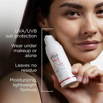 EltaMD UV Daily Untinted Broad-Spectrum SPF 40 DUO