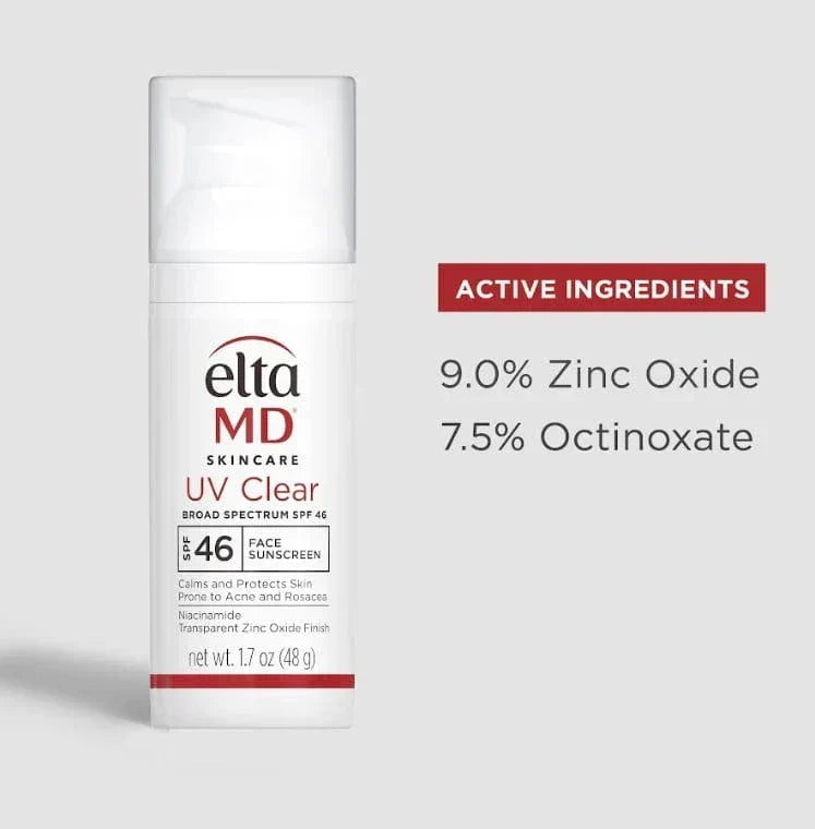 EltaMD UV Clear Untinted SPF 46 Broad-Spectrum 3-Pack