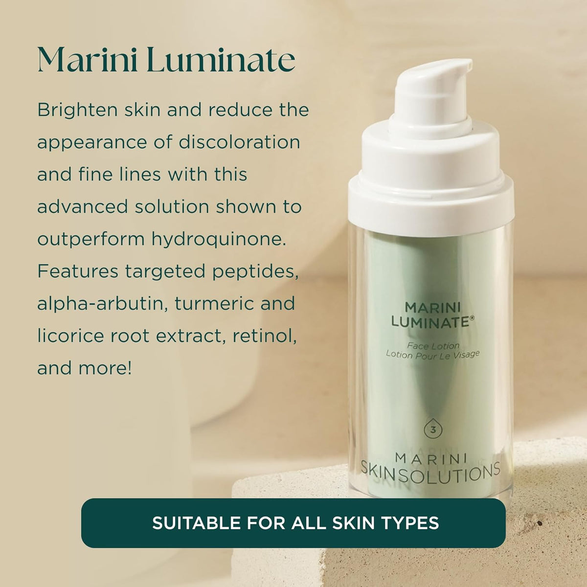 Marini Skin Solutions Marini Luminate Face Lotion
